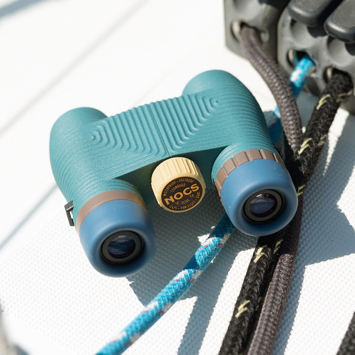 Nocs Provisions HARDGOODS - CAMP|HIKE|TRAVEL - CAMP ACCESSORIES Standard Issue 10x25 Binocular PACIFIC BLUE II