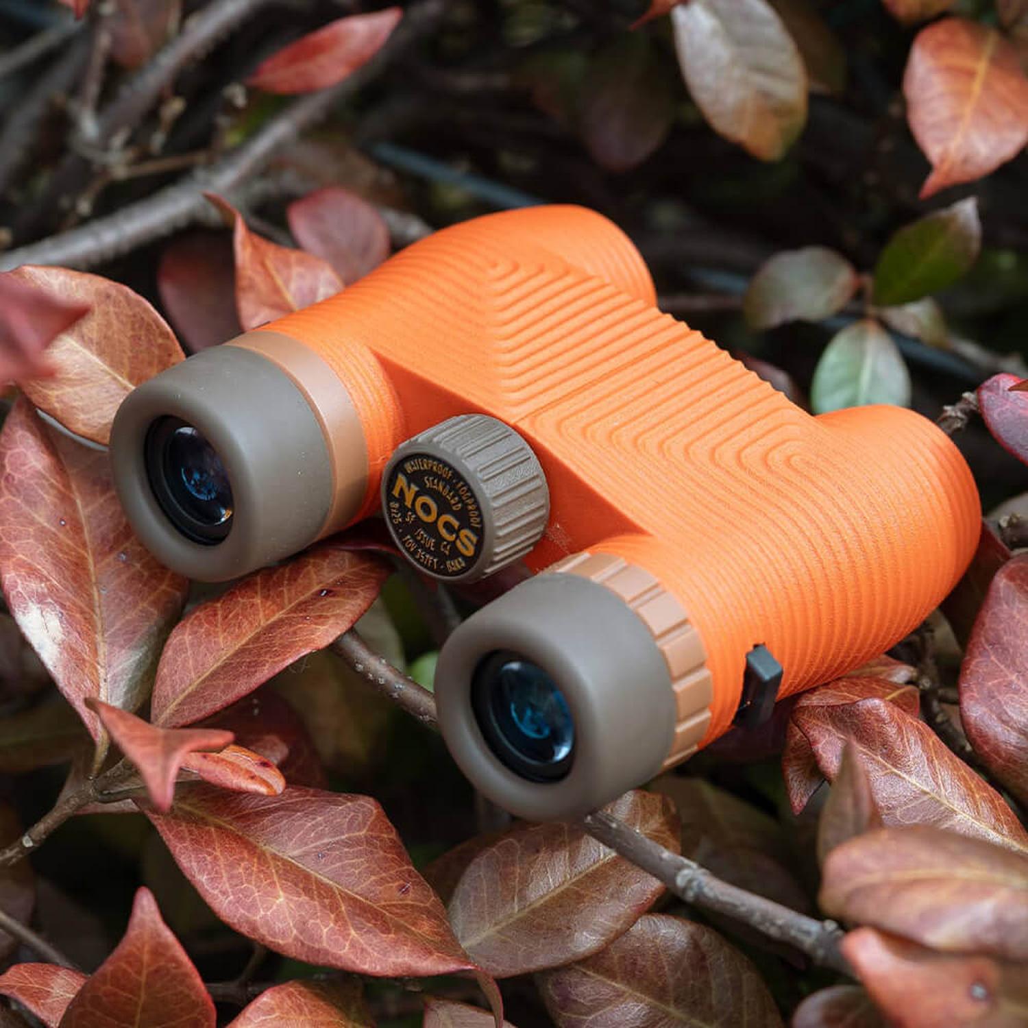 Nocs Provisions HARDGOODS - CAMP|HIKE|TRAVEL - CAMP ACCESSORIES Standard Issue 8x25 Binocular POPPY ORANGE II