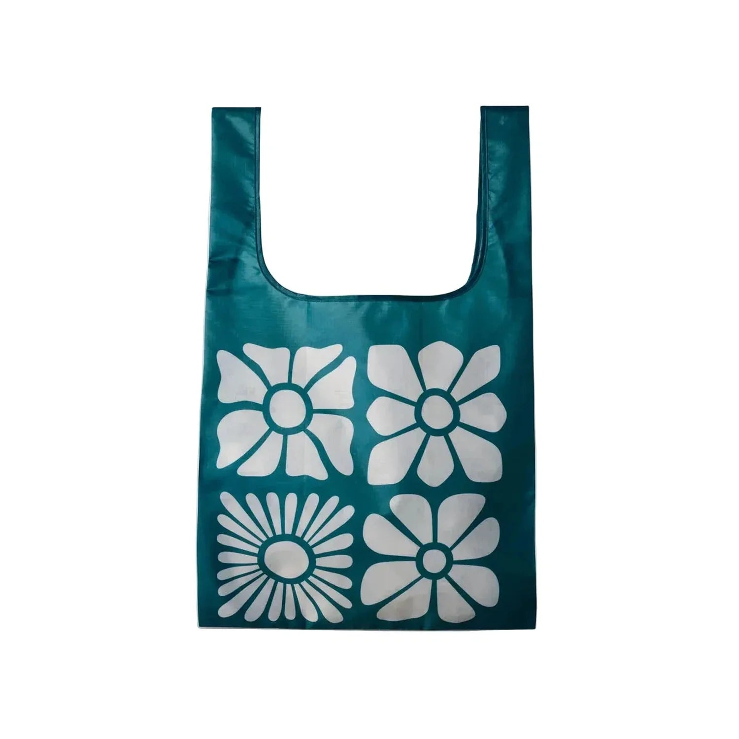 Pocket Tote Nomadix - BIG FLOWERBED TEAL OCEAN