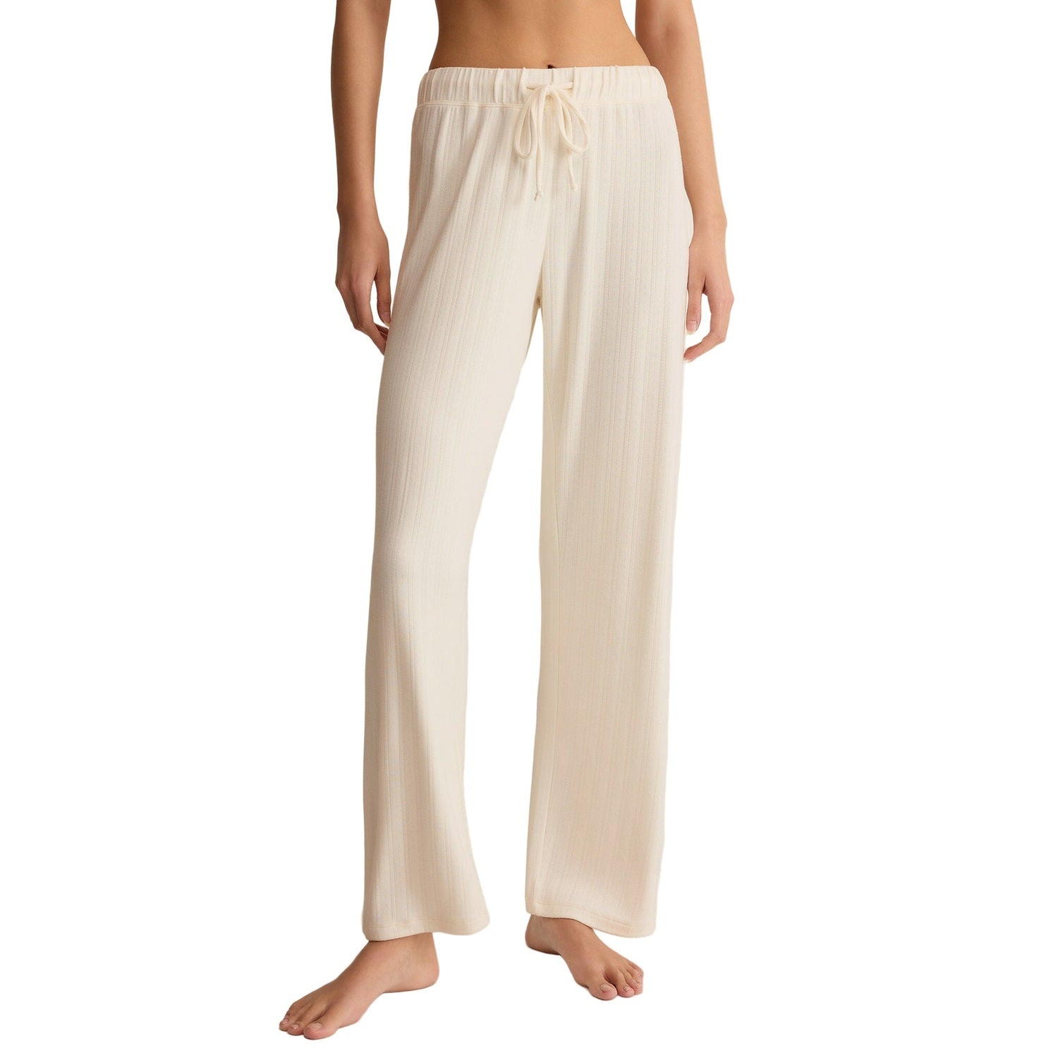 Z Supply 02. WOMENS APPAREL - WOMENS PANTS - WOMENS PANTS LOUNGE Women's Downhome Pant VAC VANILLA ICE