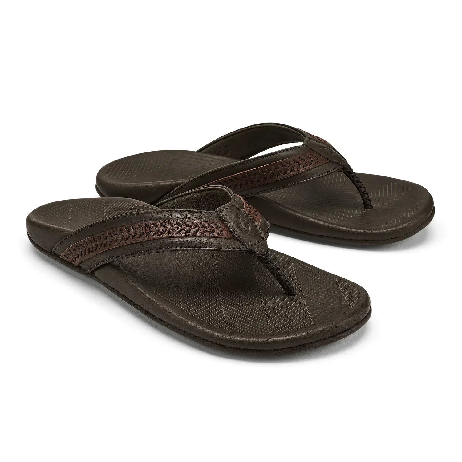 OluKai 04. MENS FOOTWEAR - MENS SANDALS - MENS SANDALS CASUAL Men's Aho 6363 DK WOOD | DK WOOD