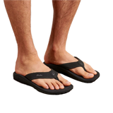 OluKai 04. MENS FOOTWEAR - MENS SANDALS - MENS SANDALS CASUAL Men's Ohana 4042 BLACK DARK SHADOW