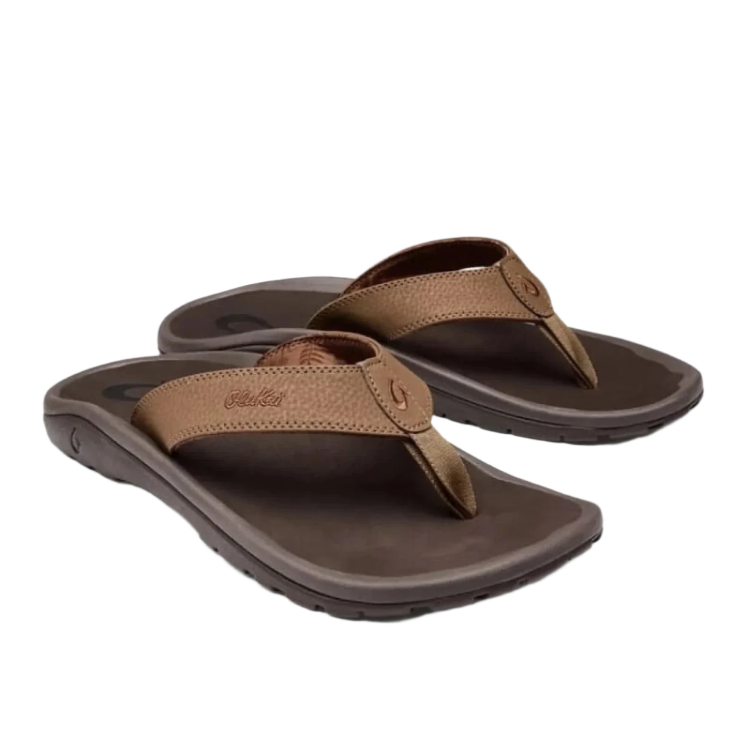 OluKai 04. MENS FOOTWEAR - MENS SANDALS - MENS SANDALS CASUAL Men's Ohana 3448 TAN | DARK JAVA