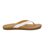 OluKai 05. WOMENS FOOTWEAR - WOMENS SANDALS - WOMENS SANDALS CASUAL Women's Honu WBGS BRIGHT WHITE | GOLDEN SAND