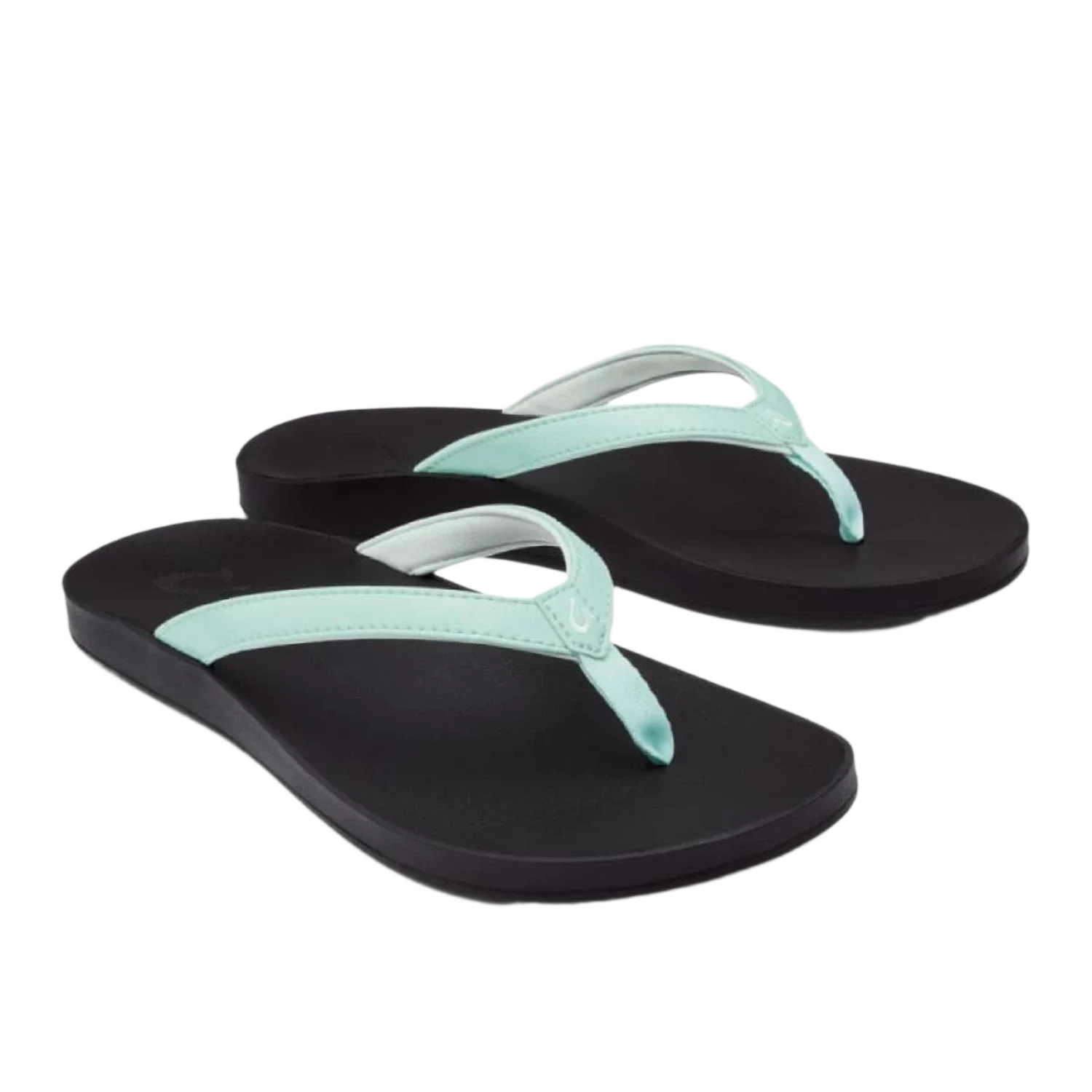 OluKai 05. WOMENS FOOTWEAR - WOMENS SANDALS - WOMENS SANDALS CASUAL Women's Puawe 1V40 SEA GLASS | BLACK