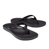 OluKai 05. WOMENS FOOTWEAR - WOMENS SANDALS - WOMENS SANDALS CASUAL Women's Puawe 4040 BLACK | BLACK