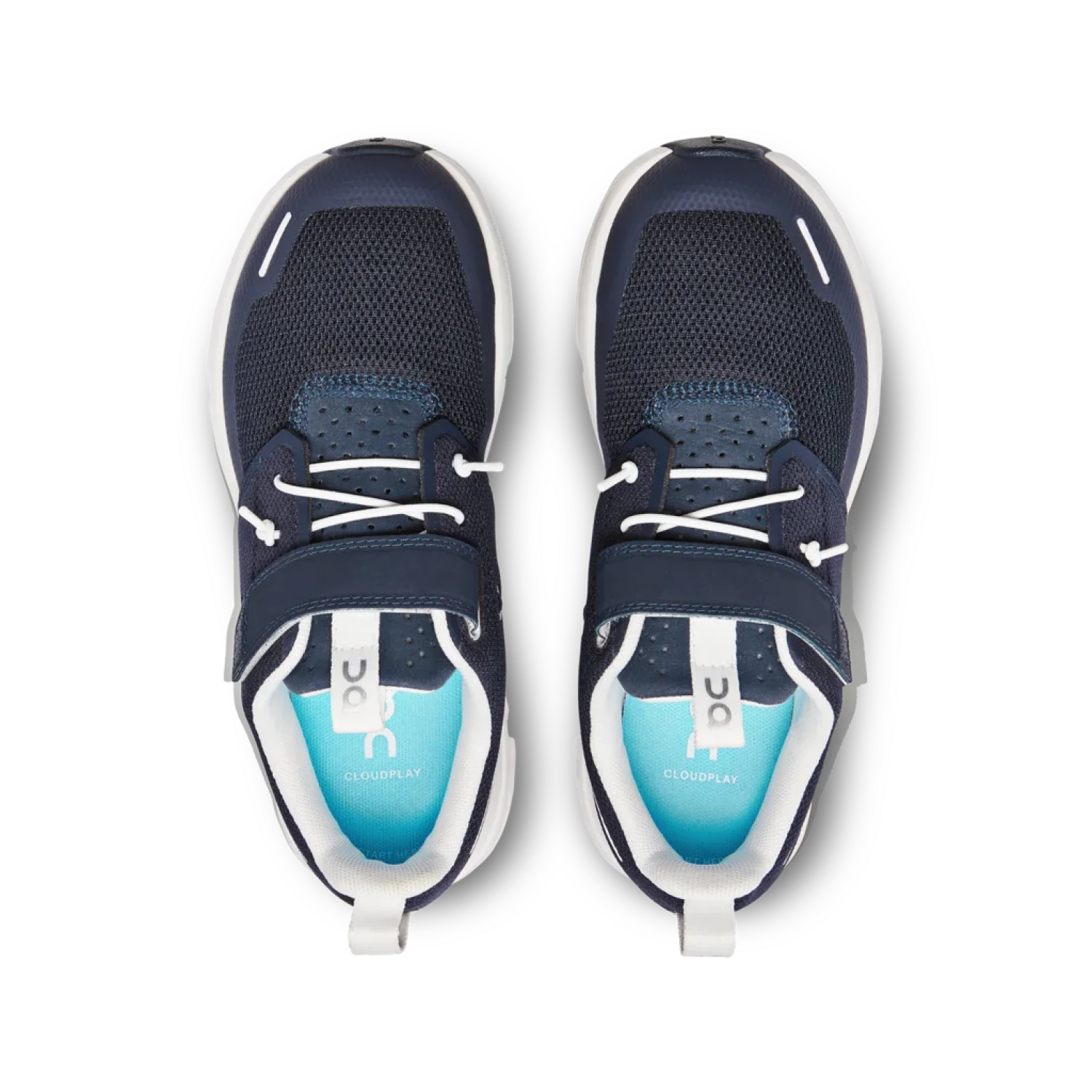 On Running 03. KIDS|BABY - KIDS - KIDS FOOTWEAR Kids Cloud Play MIDNIGHT | WHITE