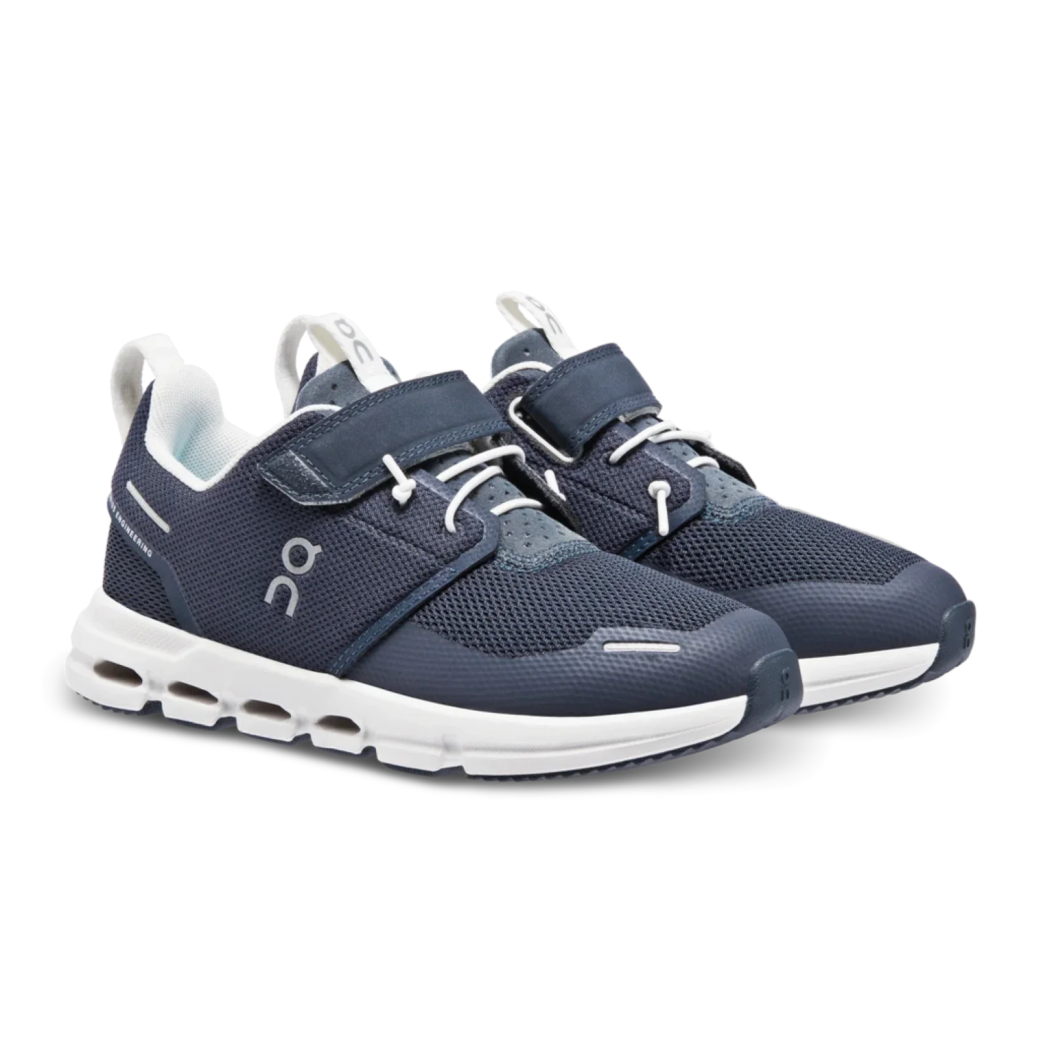 On Running 03. KIDS|BABY - KIDS - KIDS FOOTWEAR Kids Cloud Play MIDNIGHT | WHITE