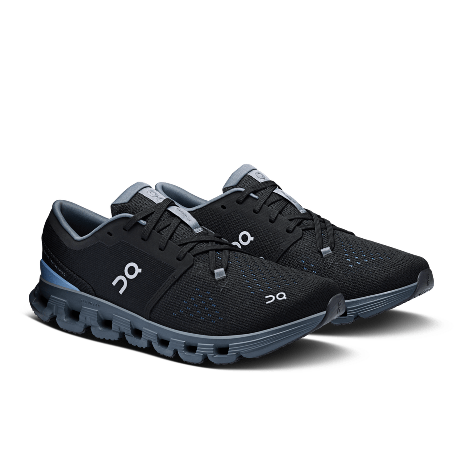 On Running 04. MENS FOOTWEAR - MENS SHOES - MENS SHOES RUNNING Men's Cloud X 4 BLACK | CHAMBRAY