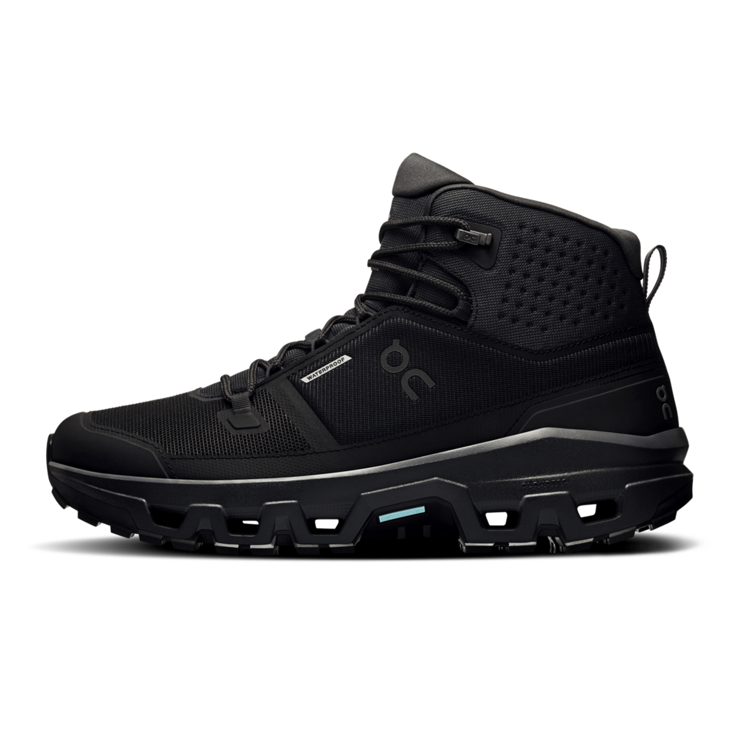 On Running 04. MENS FOOTWEAR - MENS SHOES - MENS SHOES HIKING Men's Cloudrock Mid Waterproof BLACK | BLACK