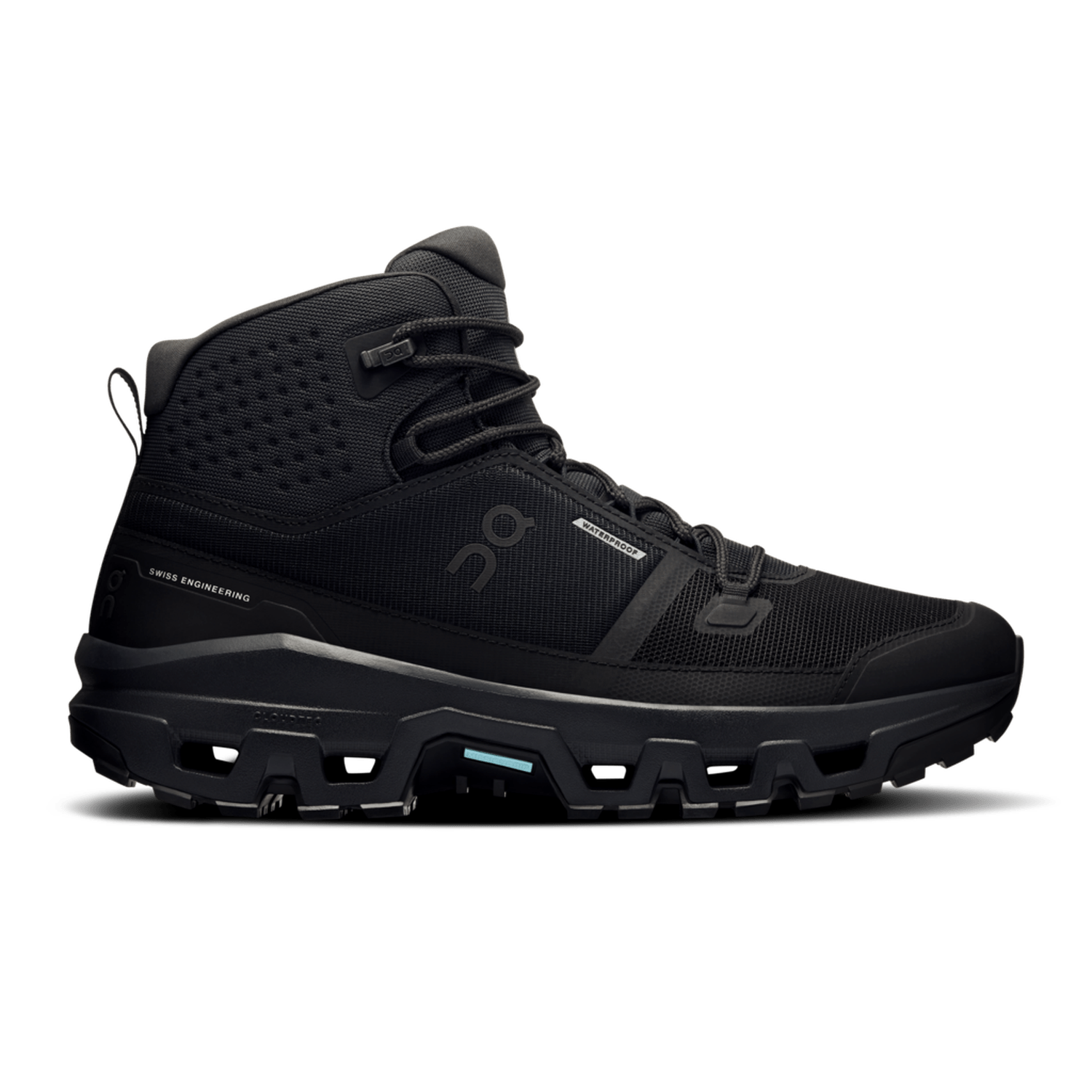 On Running 04. MENS FOOTWEAR - MENS SHOES - MENS SHOES HIKING Men's Cloudrock Mid Waterproof BLACK | BLACK