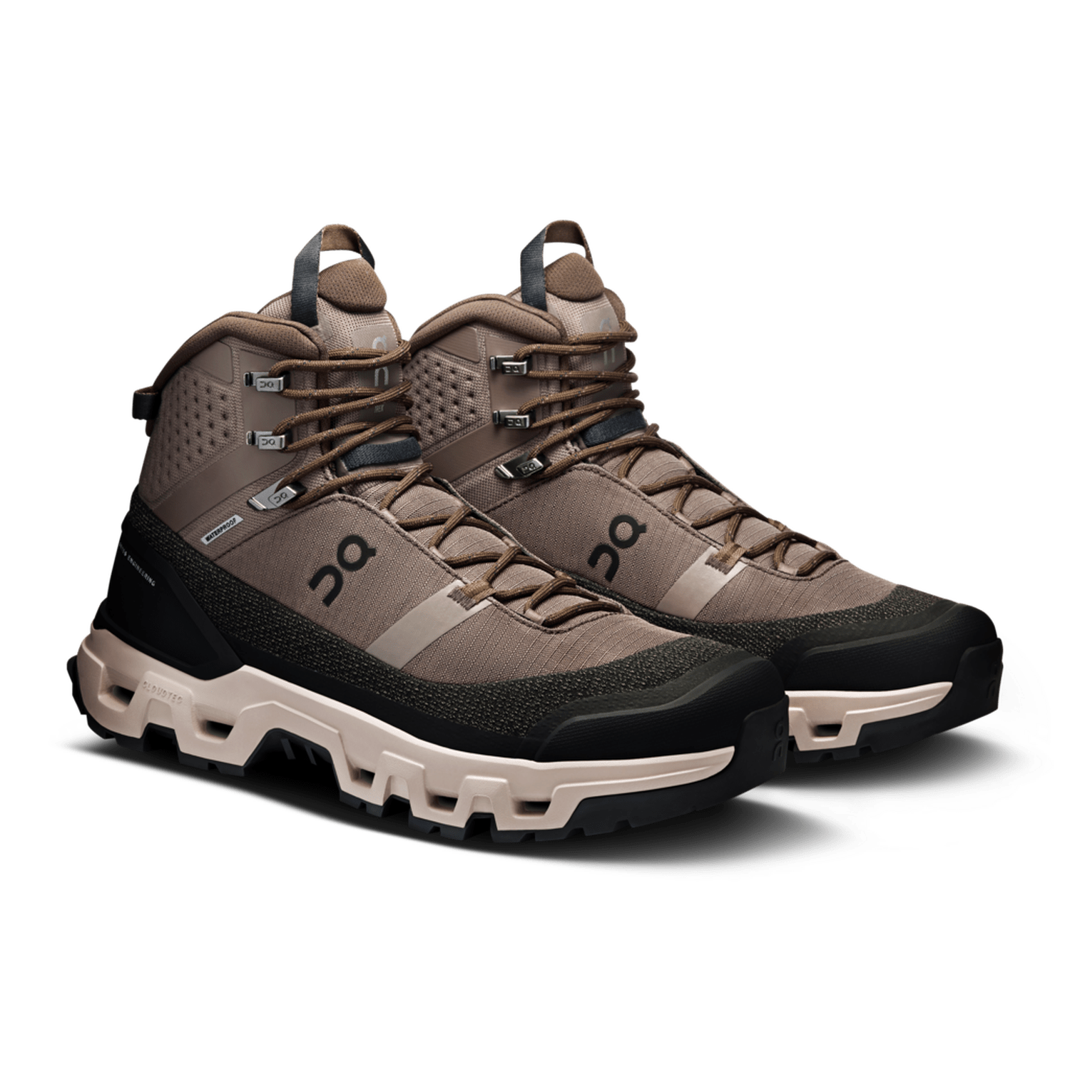 On Running 04. MENS FOOTWEAR - MENS SHOES - MENS SHOES HIKING Men's Cloudrock Trek Waterproof ASH | FOG