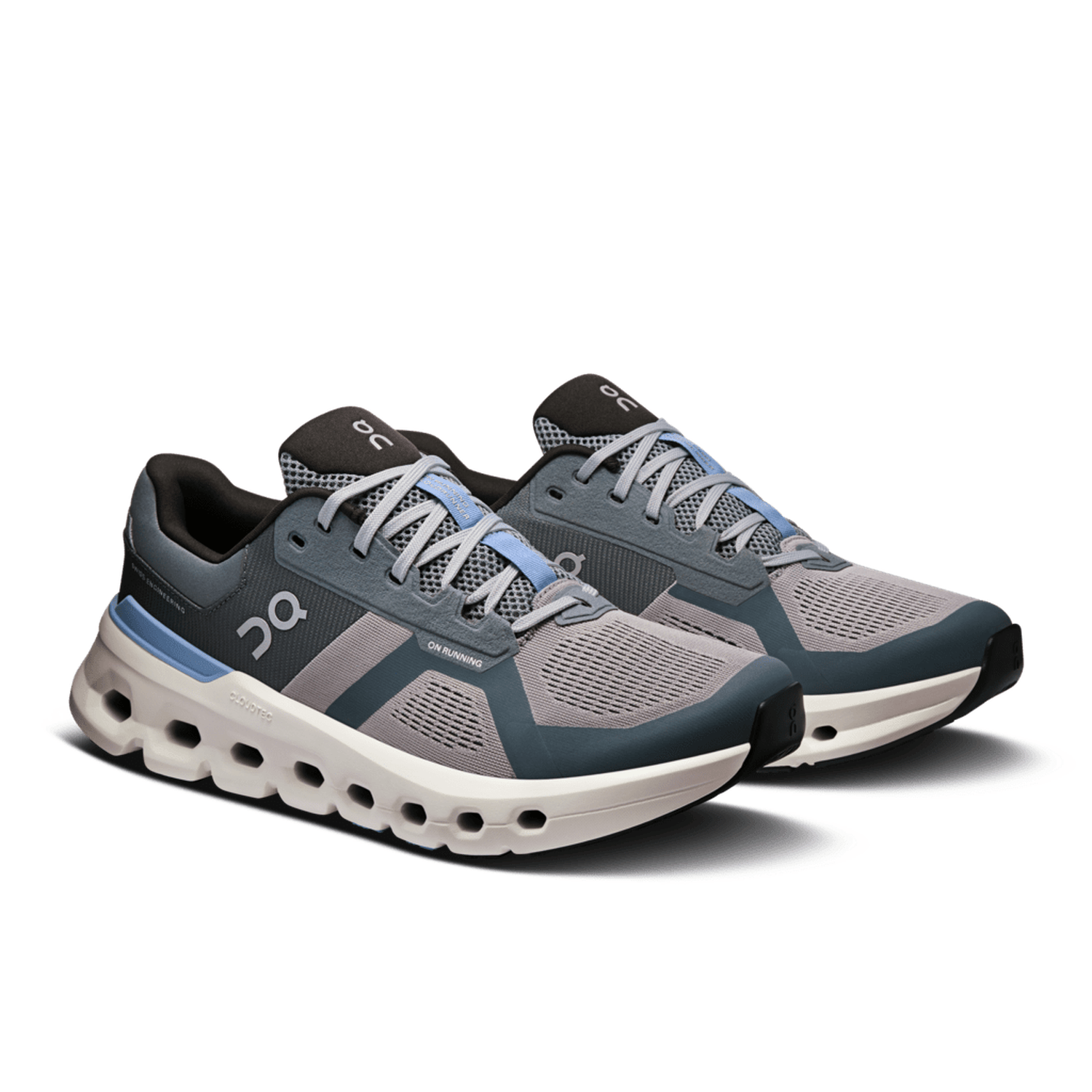 On Running 04. MENS FOOTWEAR - MENS SHOES - MENS SHOES RUNNING Men's Cloudrunner 2 ALLOY | CHAMBRAY