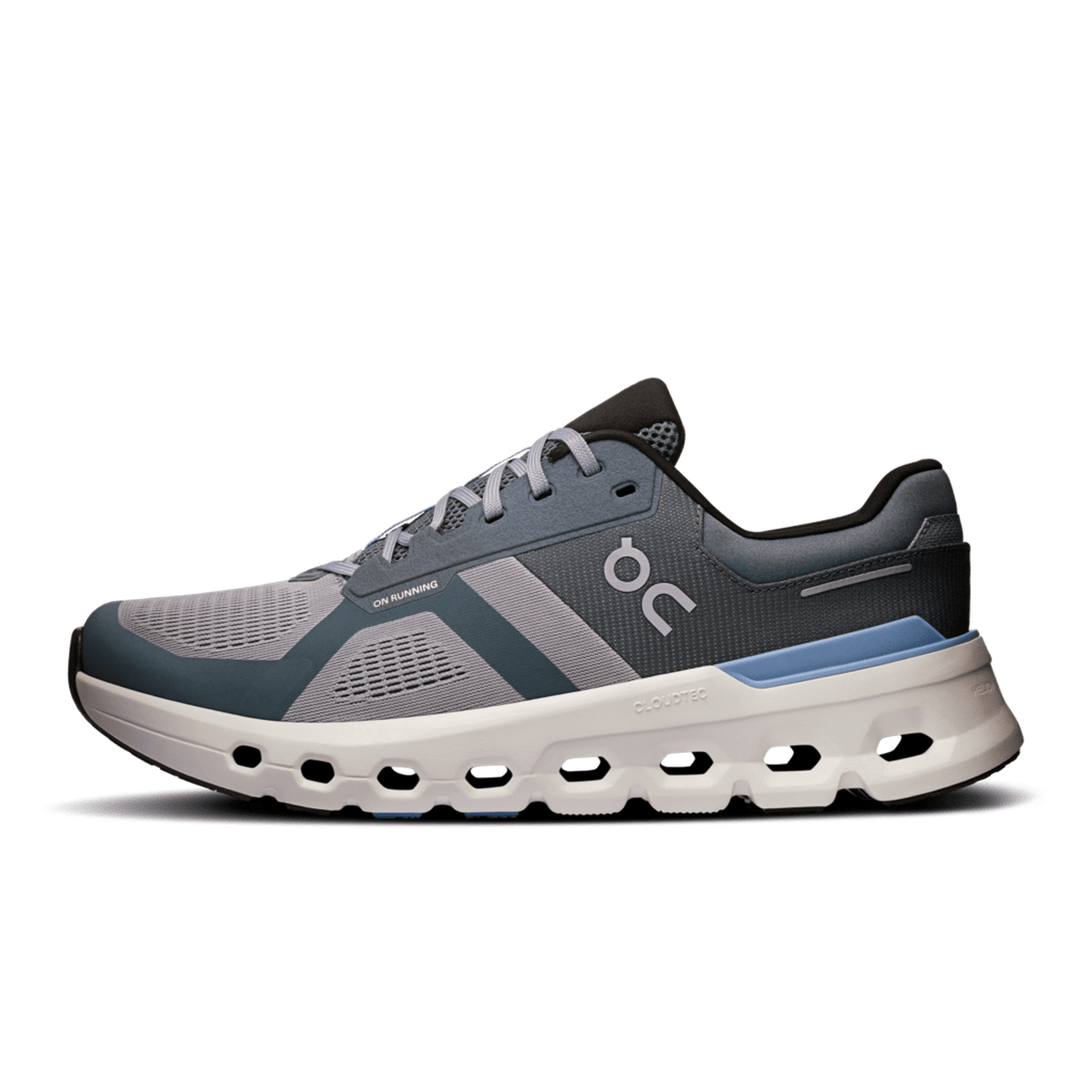 On Running 04. MENS FOOTWEAR - MENS SHOES - MENS SHOES RUNNING Men's Cloudrunner 2 ALLOY | CHAMBRAY