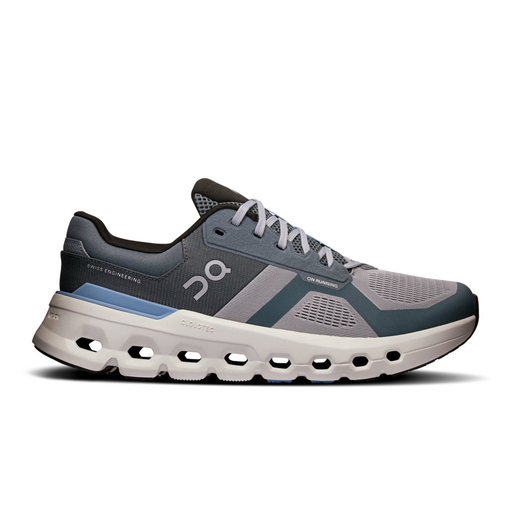 On Running 04. MENS FOOTWEAR - MENS SHOES - MENS SHOES RUNNING Men's Cloudrunner 2 ALLOY | CHAMBRAY