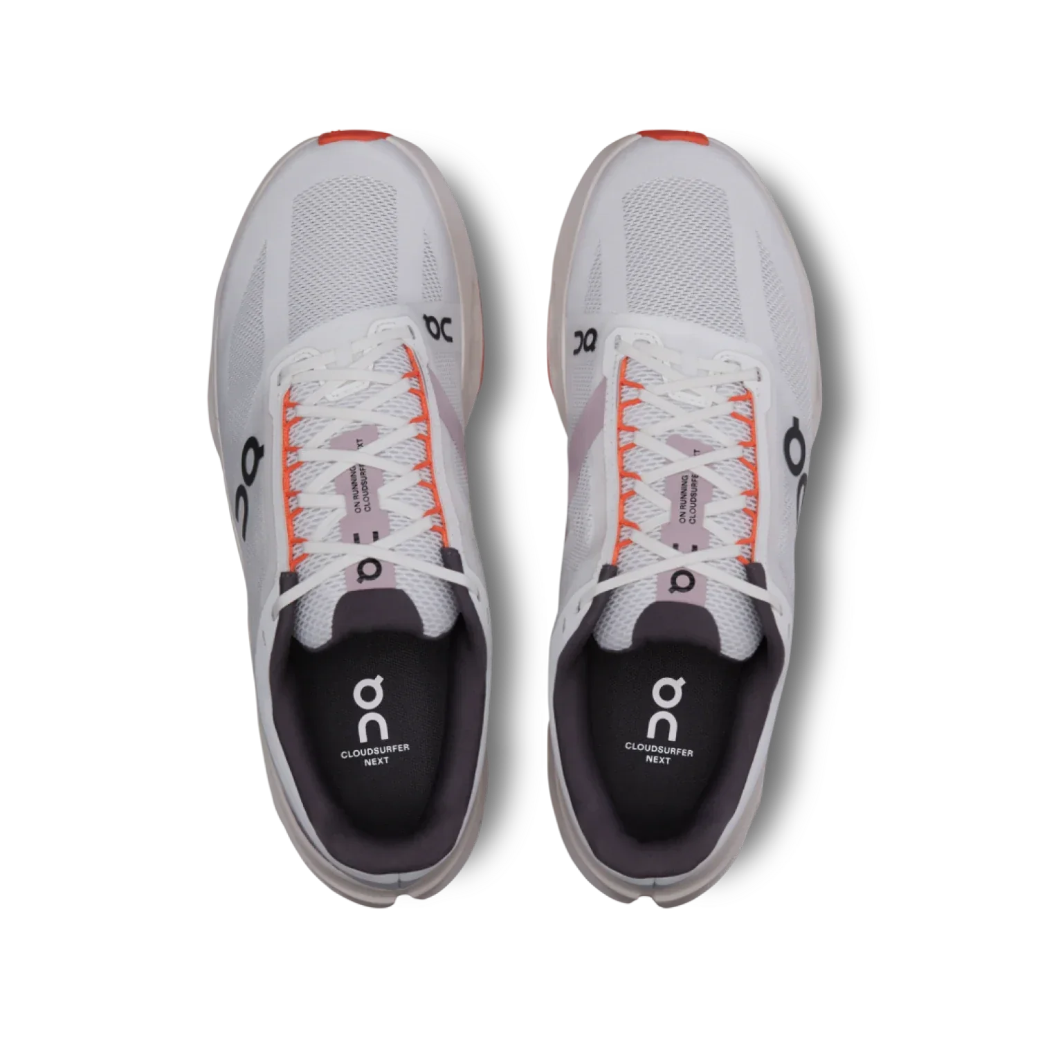 On Running 04. MENS FOOTWEAR - MENS SHOES - MENS SHOES RUNNING Men's Cloudsurfer Next WHITE | FLAME