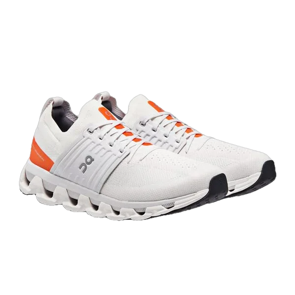 On Running 04. MENS FOOTWEAR - MENS SHOES - MENS SHOES RUNNING Men's Cloudswift 3 IVORY | FLAME