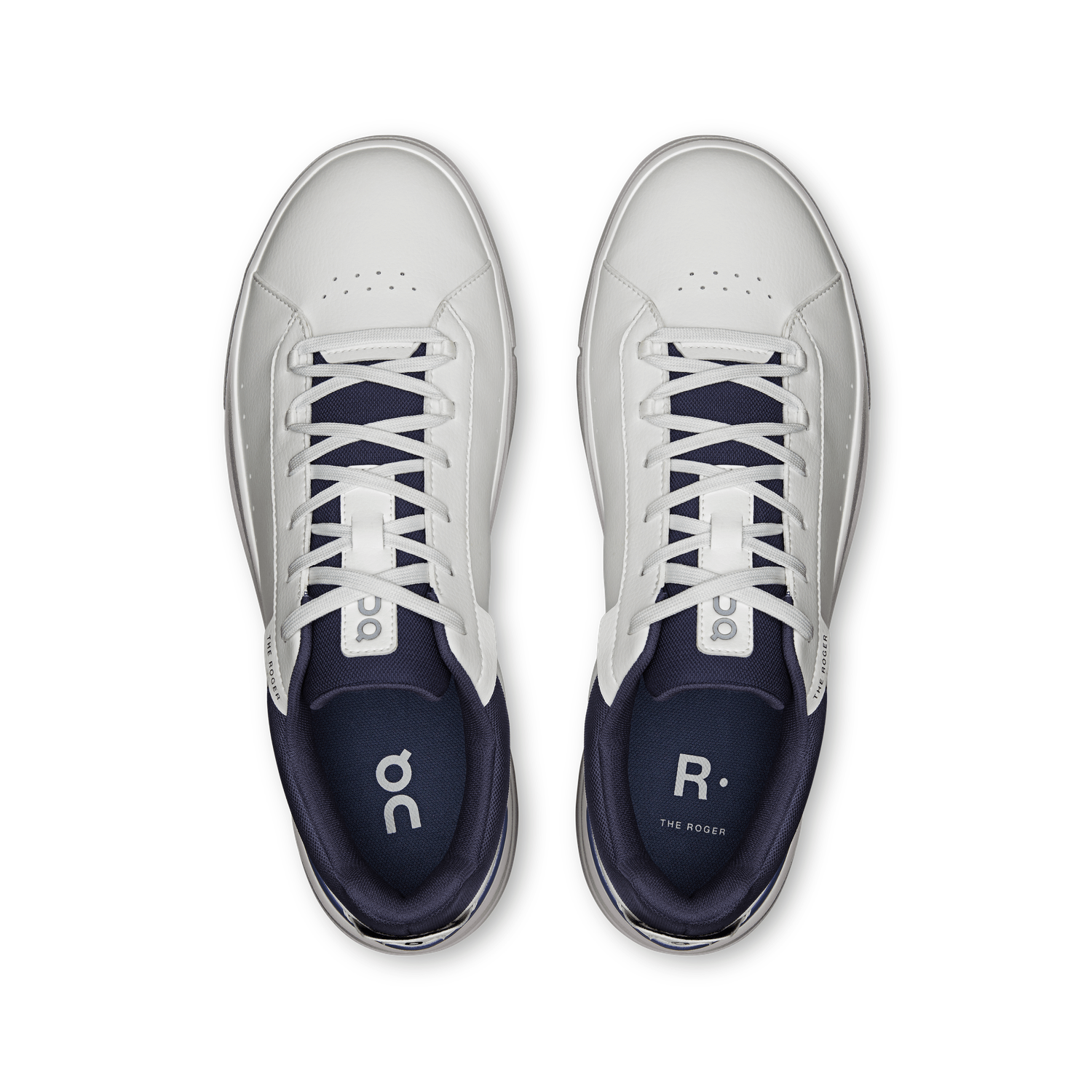 On Running 04. MENS FOOTWEAR - MENS SHOES - MENS SHOES RUNNING Men's The Roger Advantage WHITE | MIDNIGHT