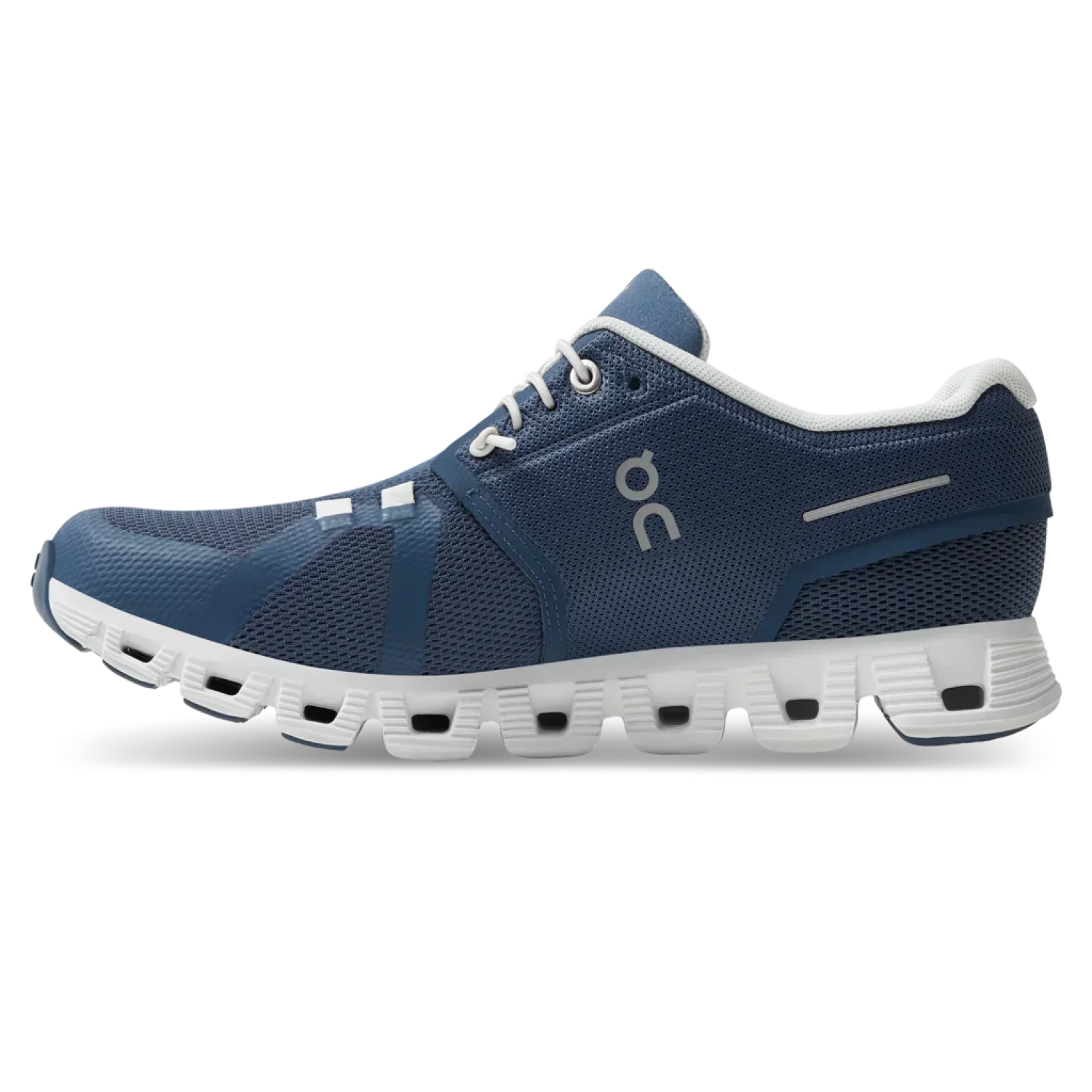 On Running 05. WOMENS FOOTWEAR - WOMENS SHOES - WOMENS SHOES RUNNING Women's Cloud 5 DENIM | WHITE