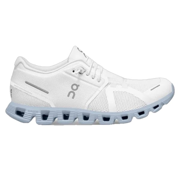 On Running WOMENS FOOTWEAR - WOMENS SHOES - WOMENS SHOES RUNNING Women's Cloud 5 WHITE | CHAMBRAY