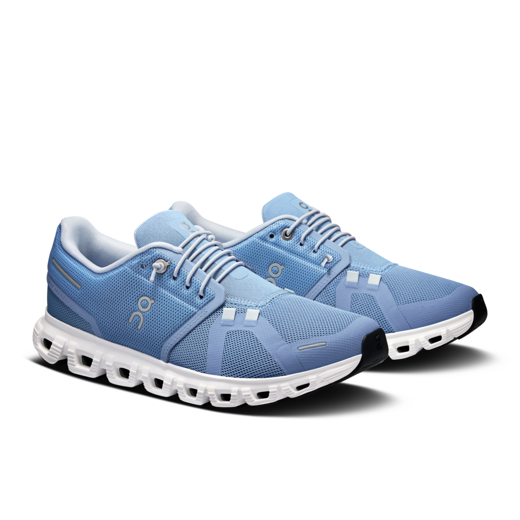 On Running 05. WOMENS FOOTWEAR - WOMENS SHOES - WOMENS SHOES RUNNING Women's Cloud 6 CHAMBRAY | WHITE