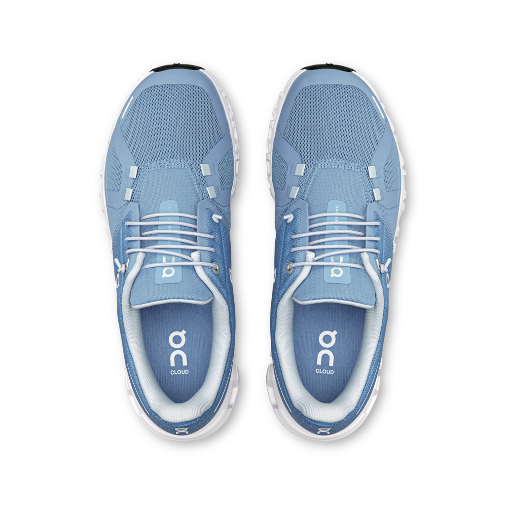 On Running 05. WOMENS FOOTWEAR - WOMENS SHOES - WOMENS SHOES RUNNING Women's Cloud 6 CHAMBRAY | WHITE