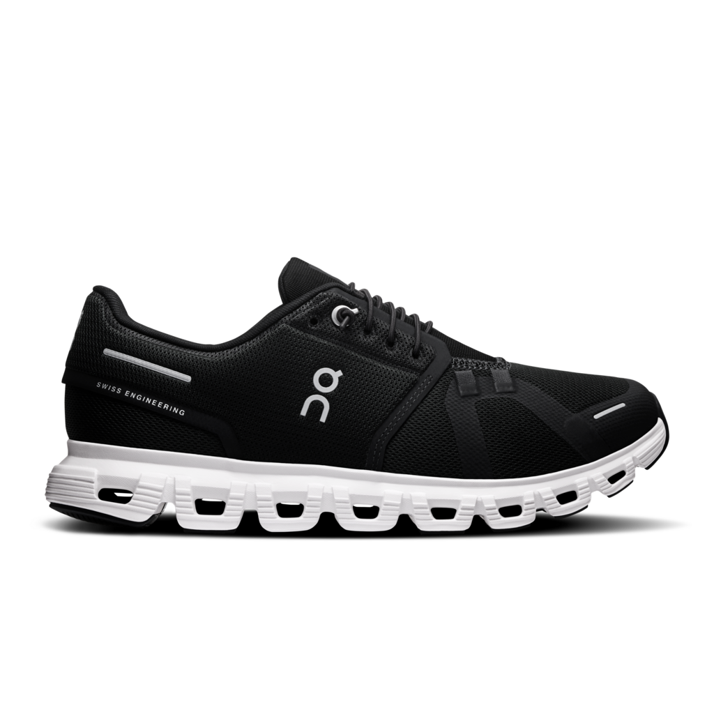 On Running 05. WOMENS FOOTWEAR - WOMENS SHOES - WOMENS SHOES RUNNING Women's Cloud 6 BLACK | WHITE