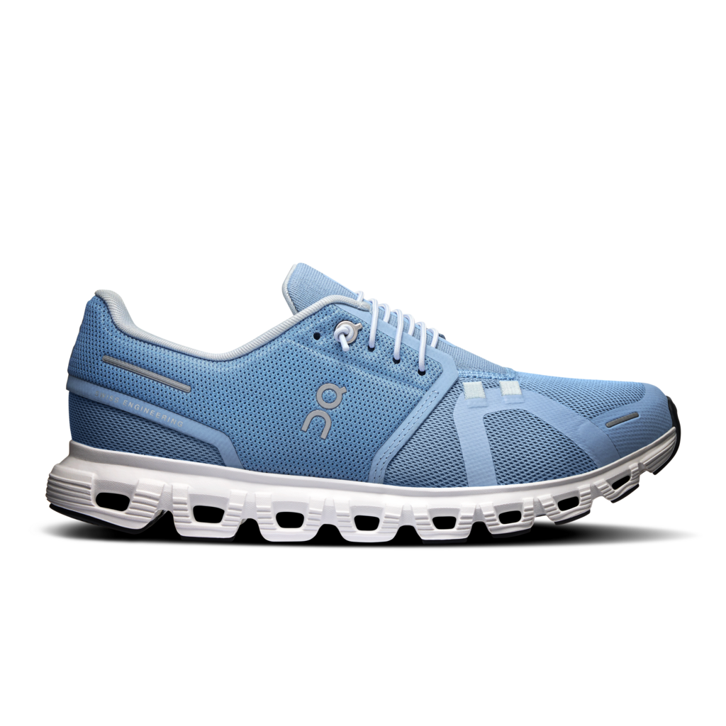 On Running 05. WOMENS FOOTWEAR - WOMENS SHOES - WOMENS SHOES RUNNING Women's Cloud 6 CHAMBRAY | WHITE