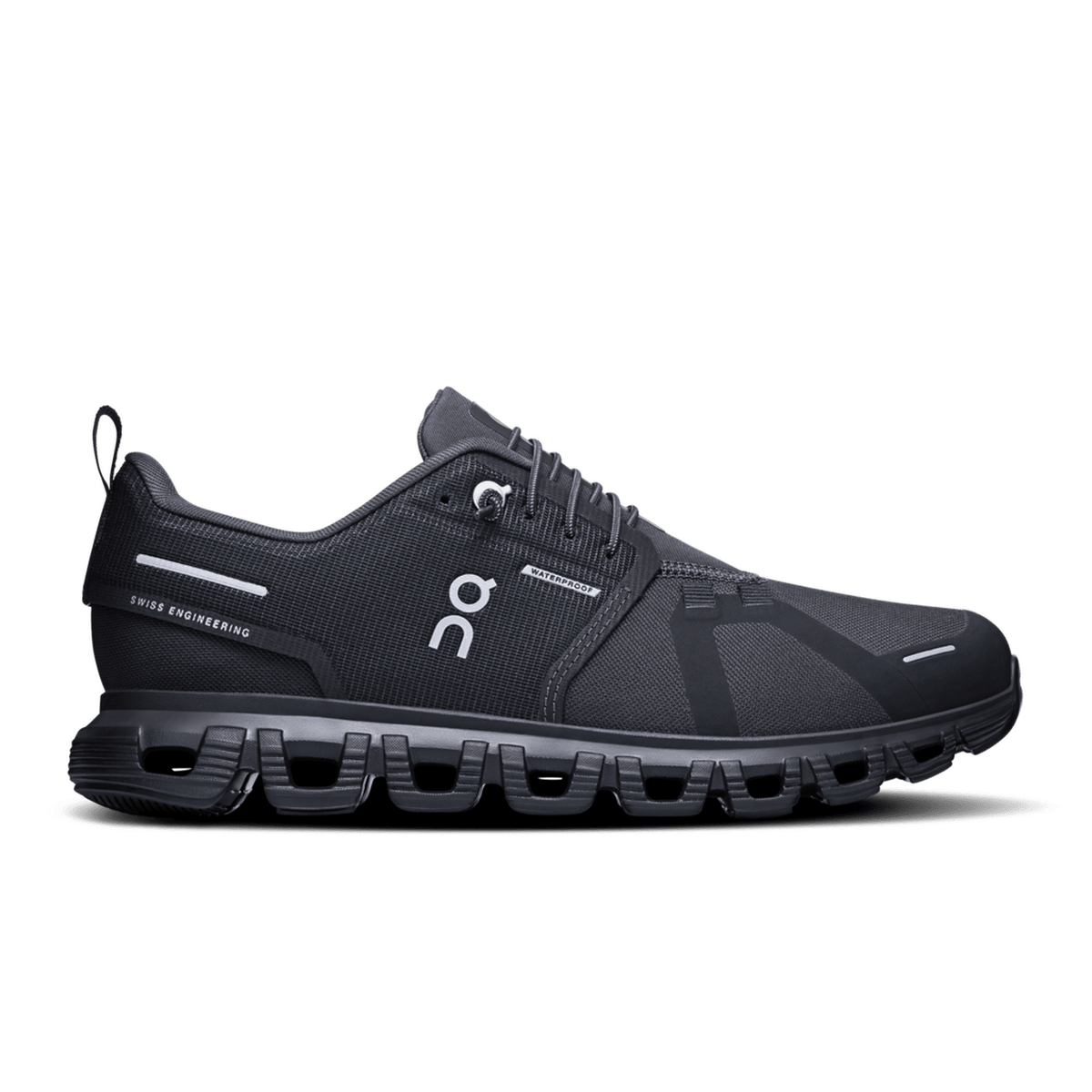 Women’s Cloud 6 Waterproof On Running - BLACK