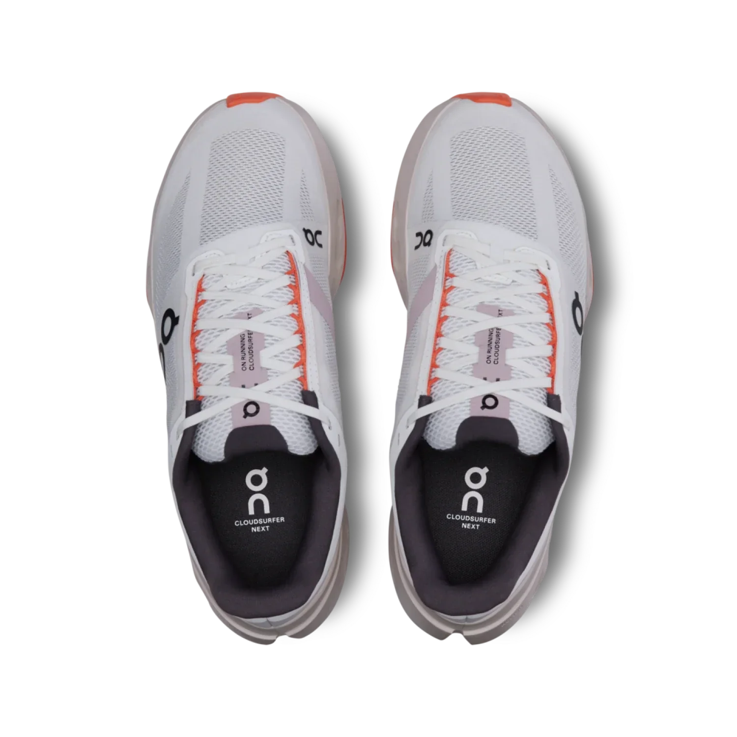 On Running 05. WOMENS FOOTWEAR - WOMENS SHOES - WOMENS SHOES RUNNING Women's Cloudsurfer Next WHITE | FLAME