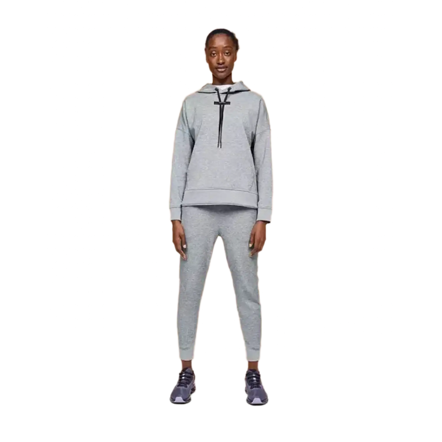 On Running 02. WOMENS APPAREL - WOMENS HOODIES|SWEATERS - WOMENS PO HOODY Women's Hoodie GREY