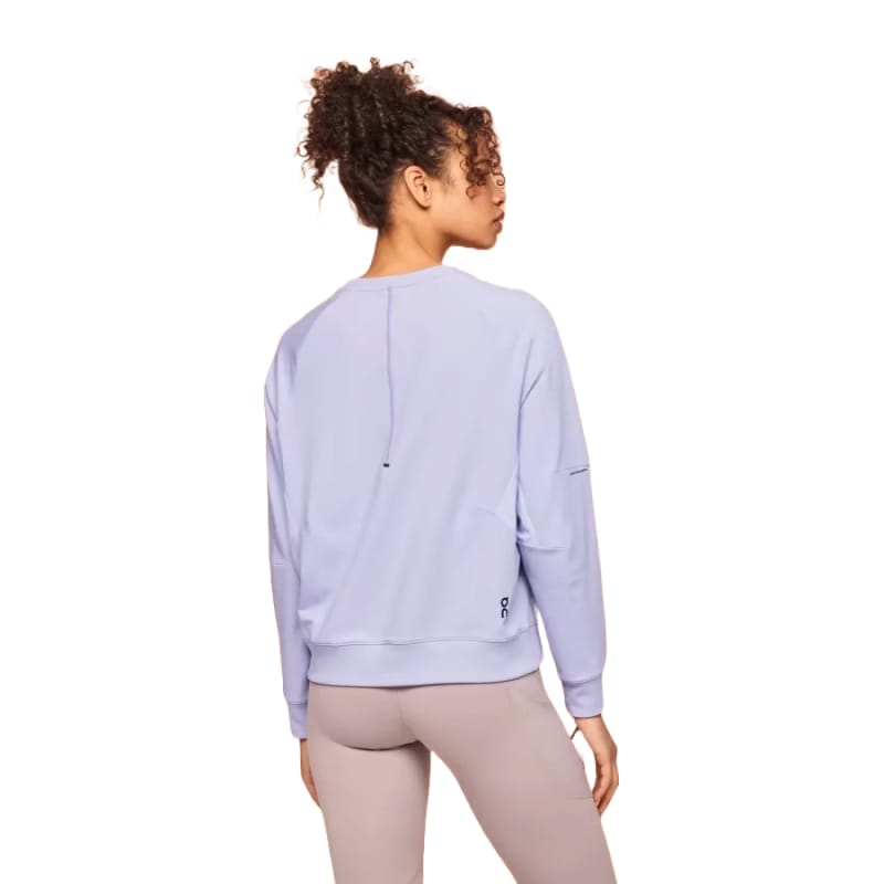 On Running 02. WOMENS APPAREL - WOMENS HOODIES|SWEATERS - WOMENS PO SWEATERS Women's On Movement Crew LAVENDER