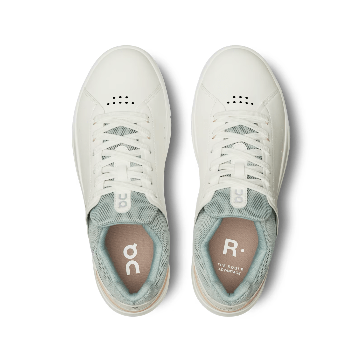 On Running 05. WOMENS FOOTWEAR - WOMENS SHOES - WOMENS SHOES RUNNING Women's The Roger Advantage WHITE | ROSEHIP