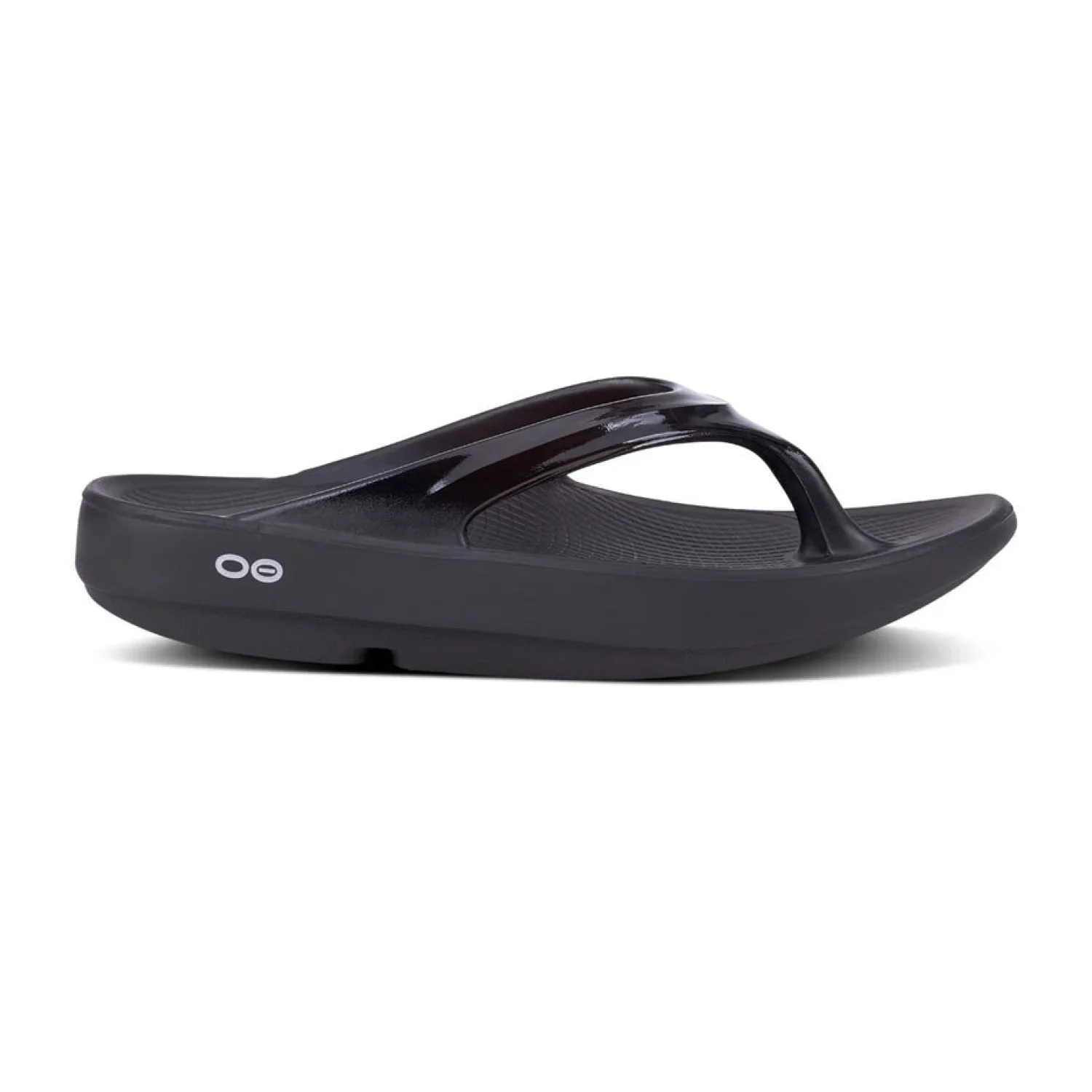 OOFOS 05. WOMENS FOOTWEAR - WOMENS SANDALS - WOMENS SANDALS ACTIVE Women's Oolala Thong Sandal BLACK