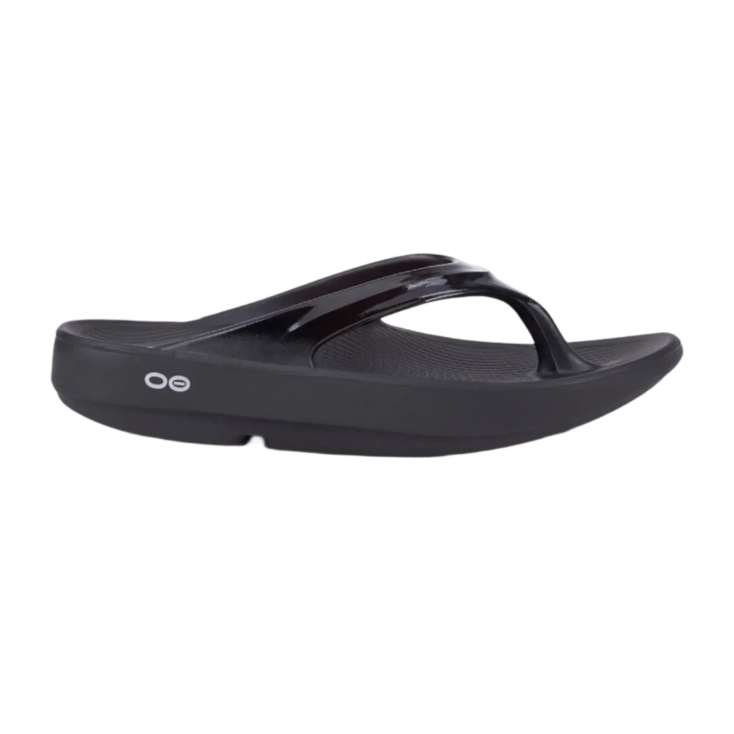 OOFOS 05. WOMENS FOOTWEAR - WOMENS SANDALS - WOMENS SANDALS ACTIVE Women's Oolala Thong Sandal BLACK