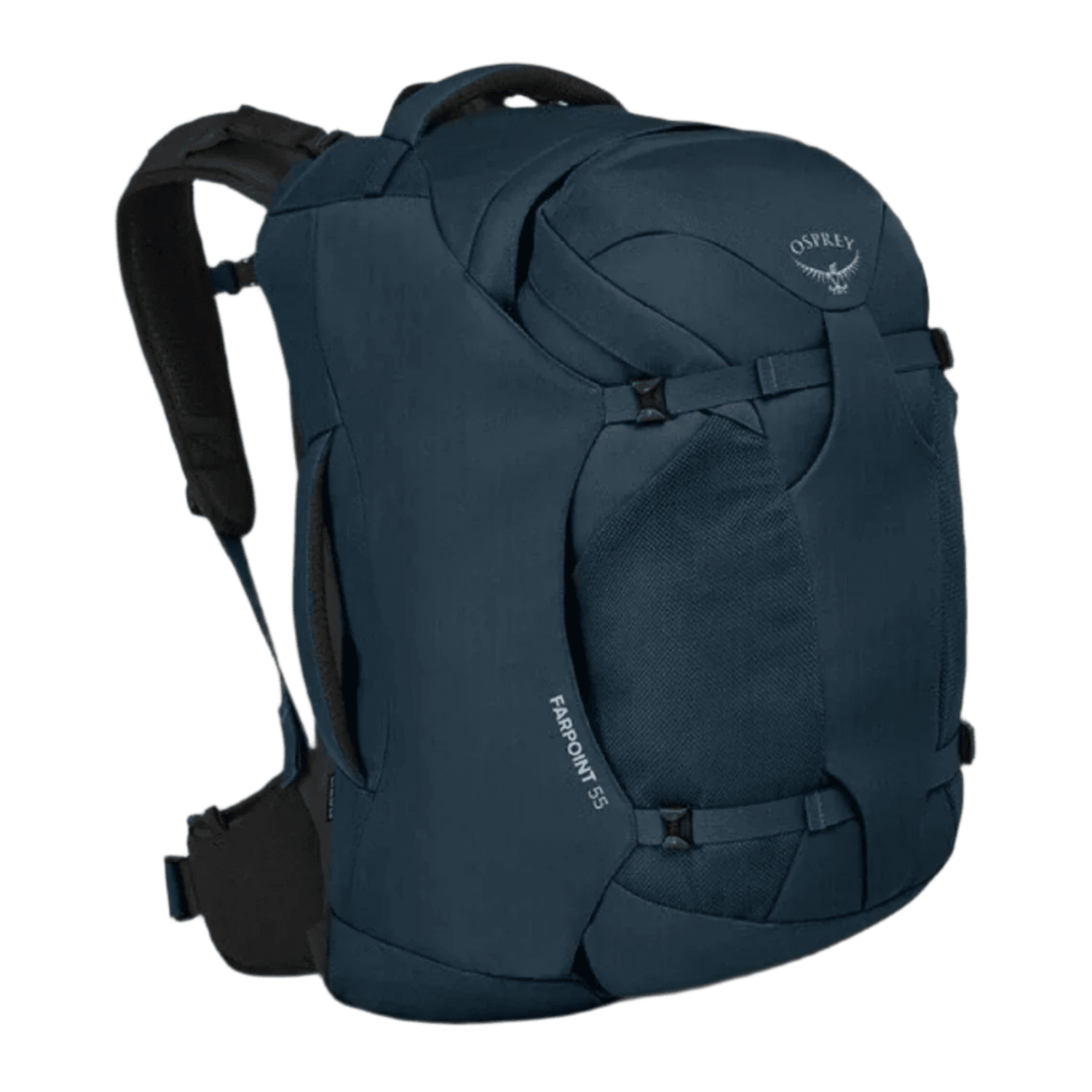 Osprey Packs 09. PACKS|LUGGAGE - PACK|ACTIVE - OVERNIGHT PACK Farpoint Travel Pack 55 MUTED SPACE BLUE O S
