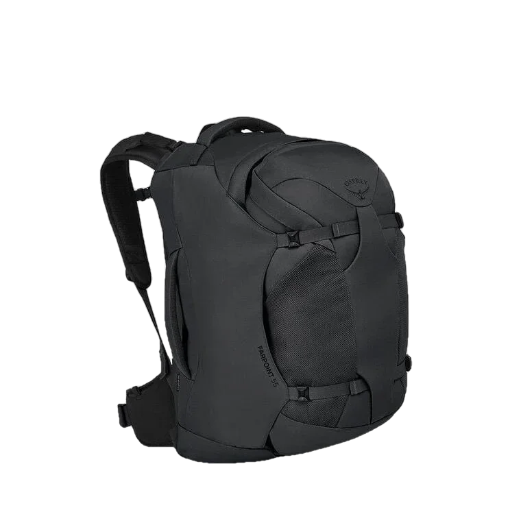 Osprey Packs PACKS|LUGGAGE - PACK|ACTIVE - OVERNIGHT PACK Farpoint Travel Pack 55 TUNNEL VISION GREY O S