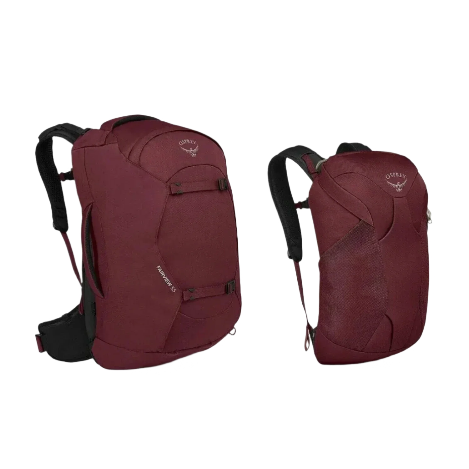 Osprey Packs 09. PACKS|LUGGAGE - PACK|ACTIVE - OVERNIGHT PACK Women's Fairview 55 ZIRCON RED O S