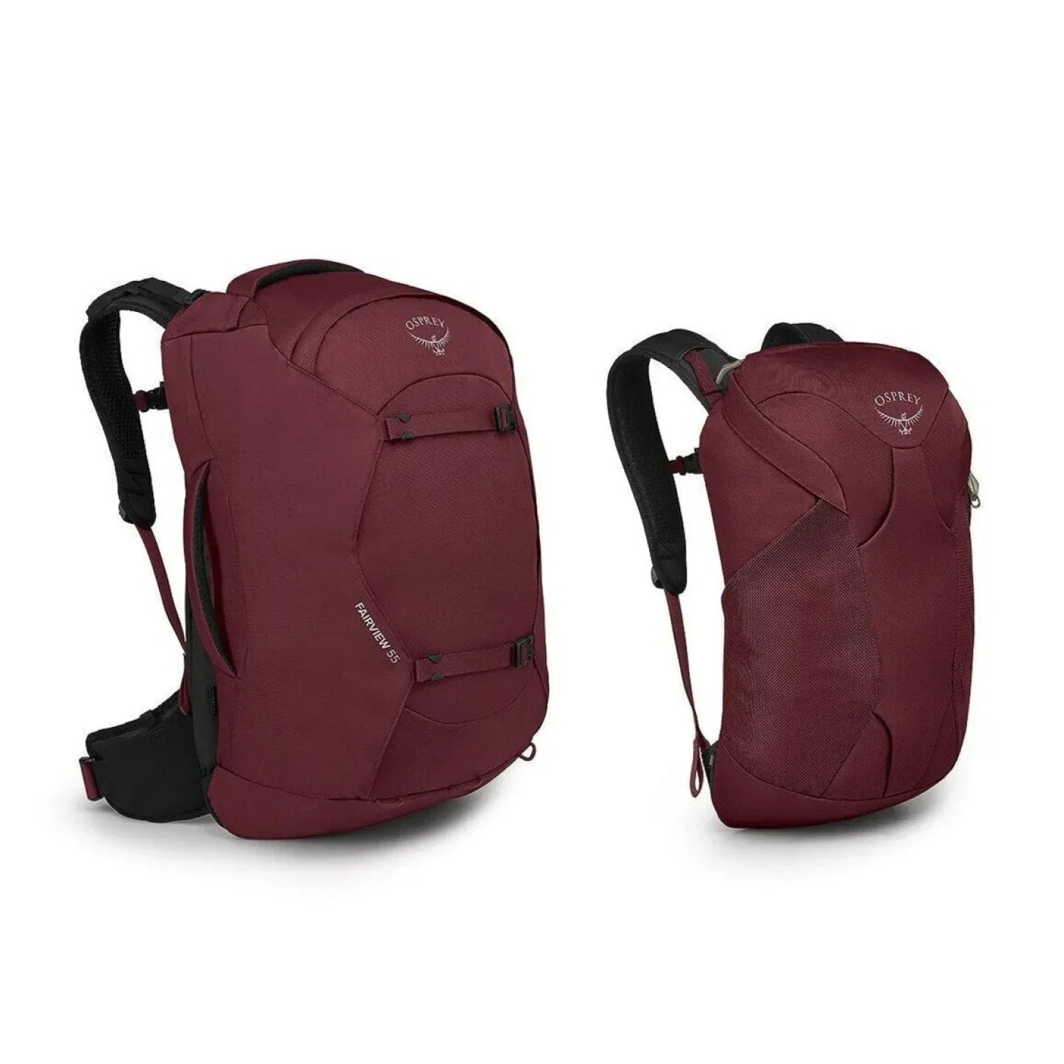 Osprey Packs PACKS|LUGGAGE - PACK|ACTIVE - OVERNIGHT PACK Women's Fairview 55 ZIRCON RED O S