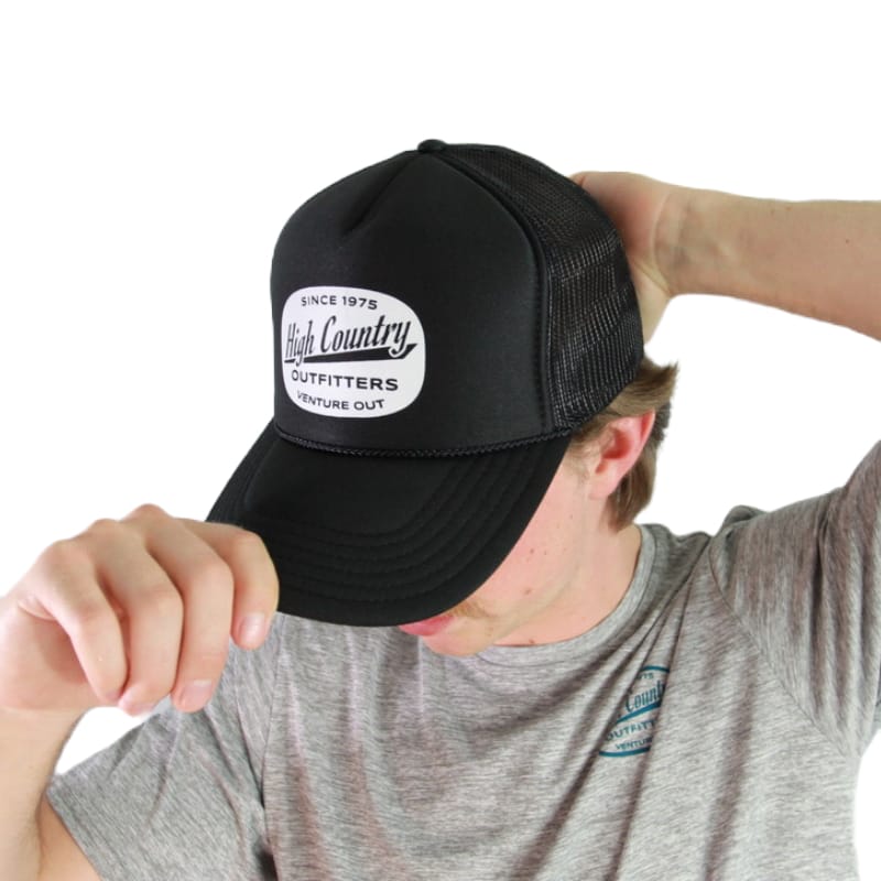 OTTO HATS - HATS BILLED - HATS BILLED High Country Venture Out Trucker BLACK