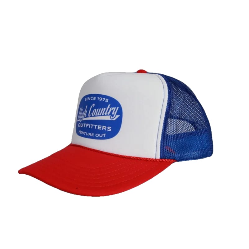 OTTO 20. HATS_GLOVES_SCARVES - HATS High Country Venture Out Trucker RED | WHITE | BLUE