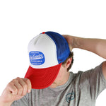 High Country Outfitters 11. HATS - HATS BILLED - HATS BILLED HC Venture Out Trucker RED | WHITE | BLUE