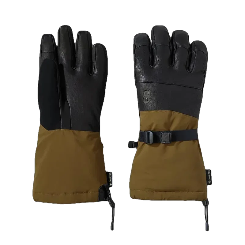 Outdoor Research GIFTS|ACCESSORIES - MENS ACCESSORIES - MENS GLOVES SKI Carbide Sensor Gloves 1654 SADDLE | BLACK