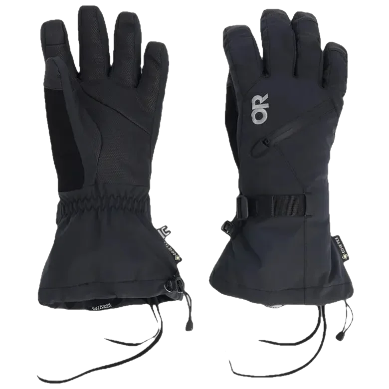 Outdoor Research GIFTS|ACCESSORIES - MENS ACCESSORIES - MENS GLOVES SKI Men's Revolution II GORE-TEX Gloves BLACK