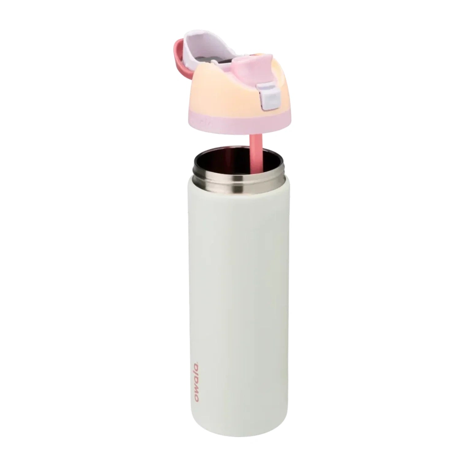 Owala FreeSip 24 Oz Stainless Steel Water Bottle – Strawberry Pink Insulated With Straw
