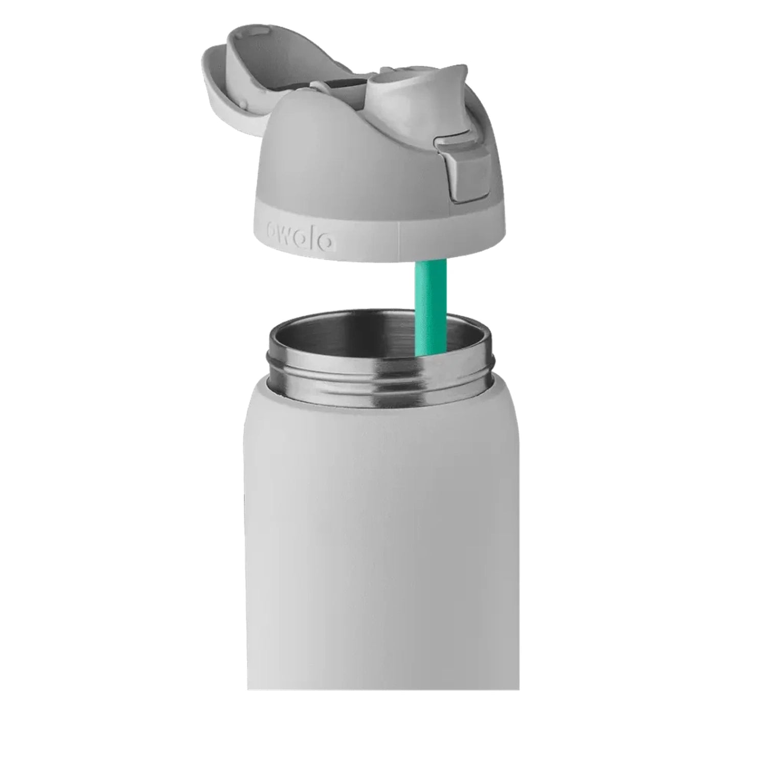 Owala 08. DRINKWARE - WATER BOTTLES - WATER BOTTLES Freesip Stainless Steel 32 oz COASTAL MIST