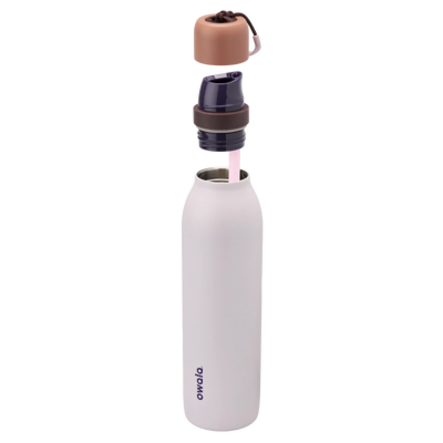 Owala 08. DRINKWARE - WATER BOTTLES - WATER BOTTLES Freesip Twist Stainless Steel 24 oz SLEEPY LAVENDER