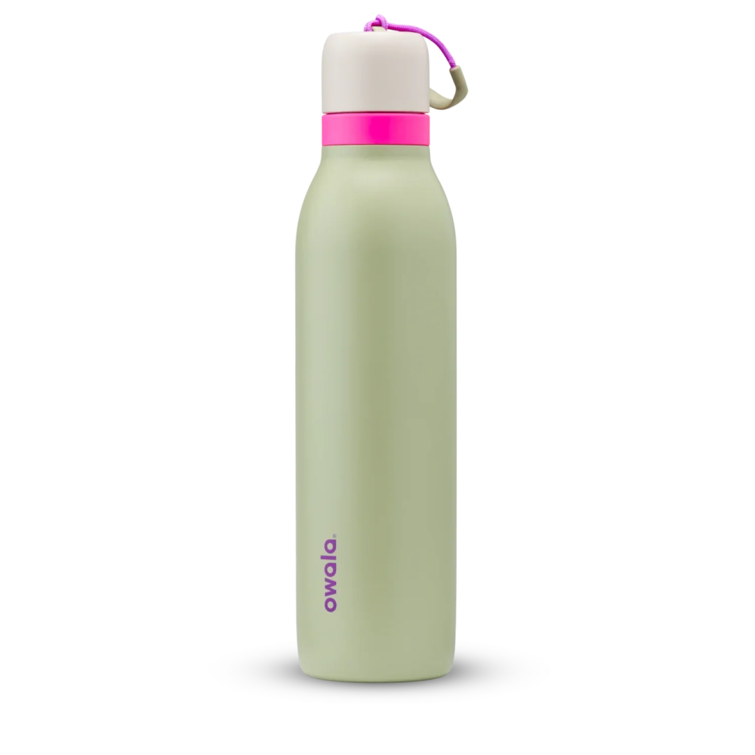 Owala 08. DRINKWARE - WATER BOTTLES - WATER BOTTLES Freesip Twist Stainless Steel 24 oz NEO SAGE