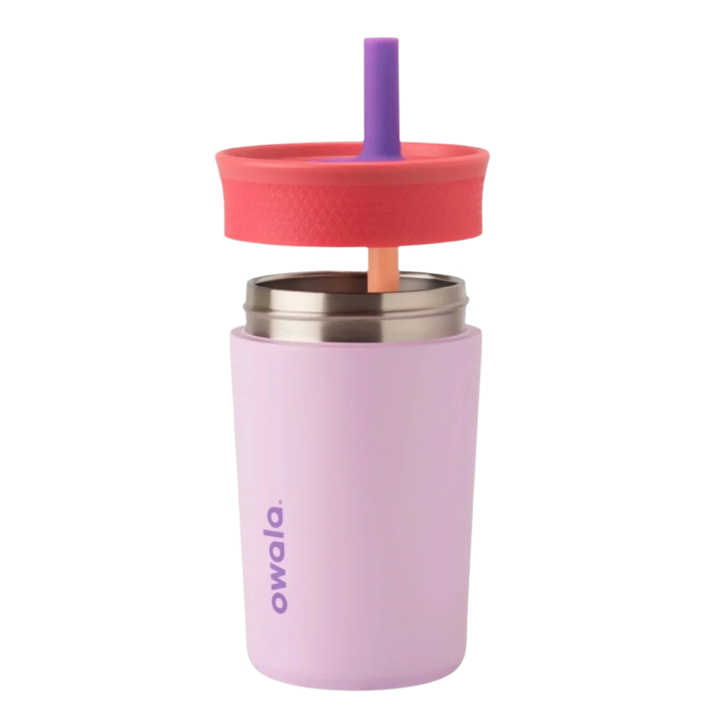 Owala 08. DRINKWARE - CUPS|MUGS - CUPS|MUGS Kids Tumbler Stainless Steel 12 oz LILAC ROCKET