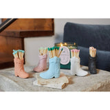 Paddywax 10. GIFTS|ACCESSORIES - GIFT - CANDLES Cowboy Boot Match Holder PINK